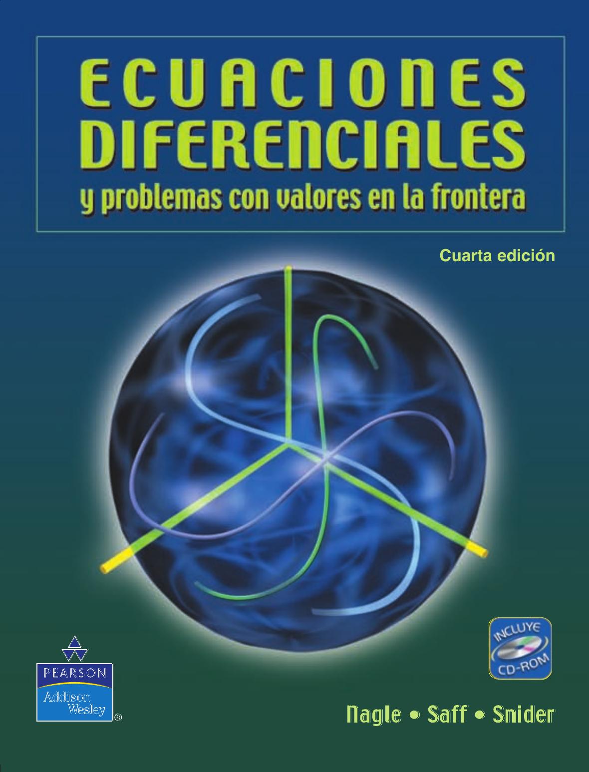 Ecuaciones Diferenciales y Problemas de Valores en la Frontera