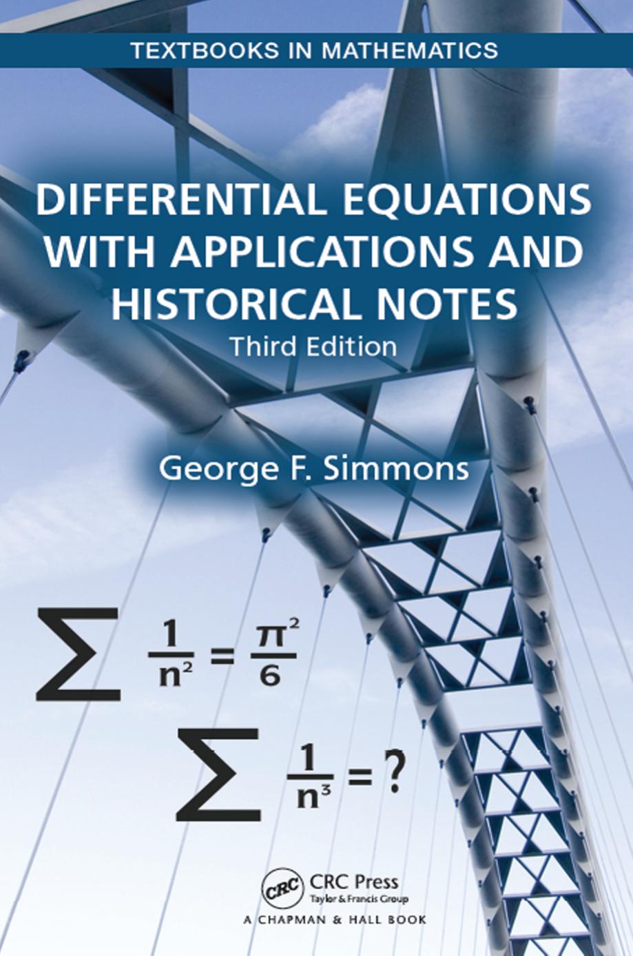 Differential Equations With Applications And Historical Notes
