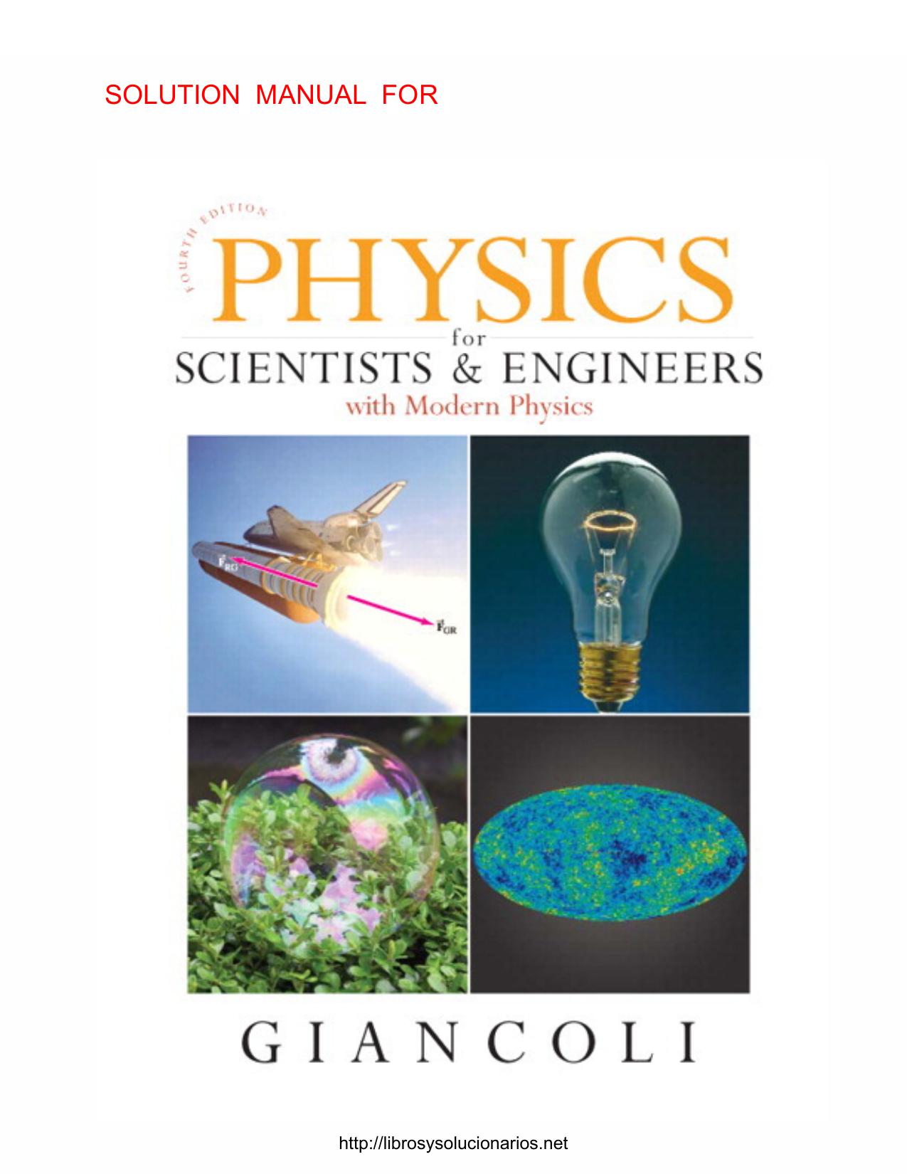 Física para Ciencias e Ingeniería Solucionario